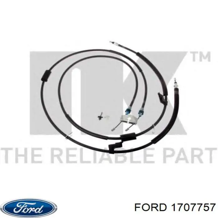 Cabo traseiro direito/esquerdo do freio de estacionamento Ford 1707757 preço, a partir de 41,93 USD