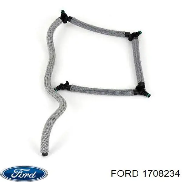 1708234 Ford Tubo de combustível, inverso desde os injetores