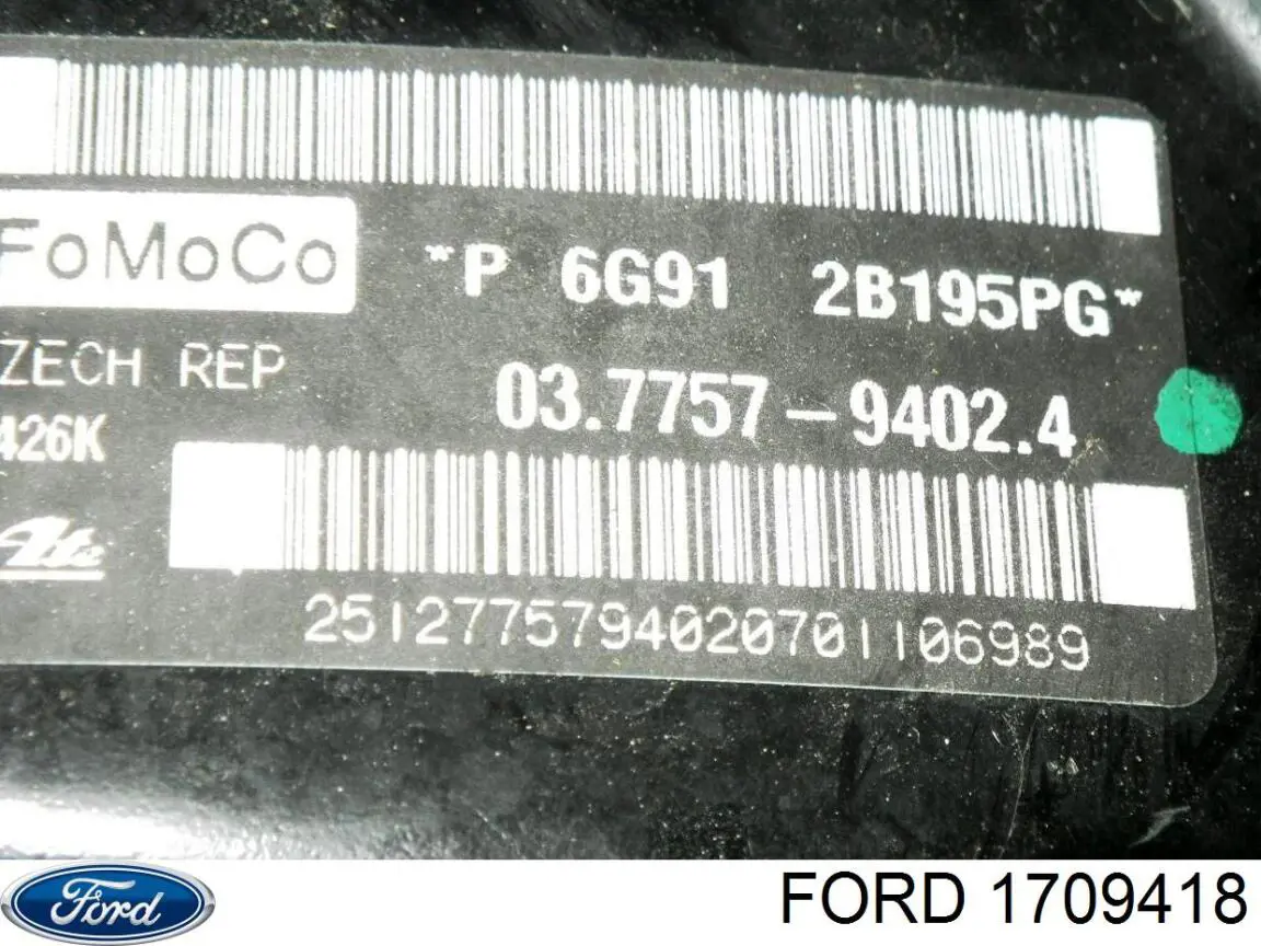 Reforçador dos freios a vácuo Ford 7G912B195AA preço, a partir de 108,96 USD
