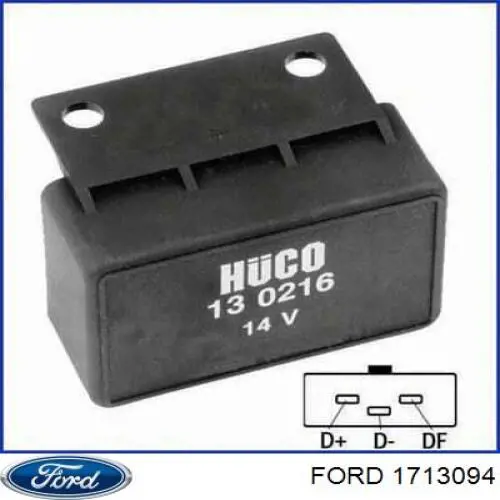 1713094 Ford Consola do radiador superior