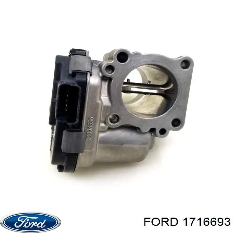 1716693 Ford Válvula de borboleta montada