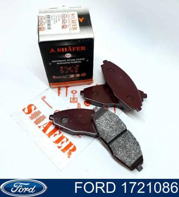 Compre 1721086 Ford Sapatas do freio dianteiras de disco