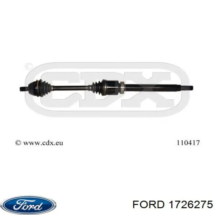 Semieixo (acionador) dianteiro direito Ford 1726275 preço, a partir de 81,72 USD