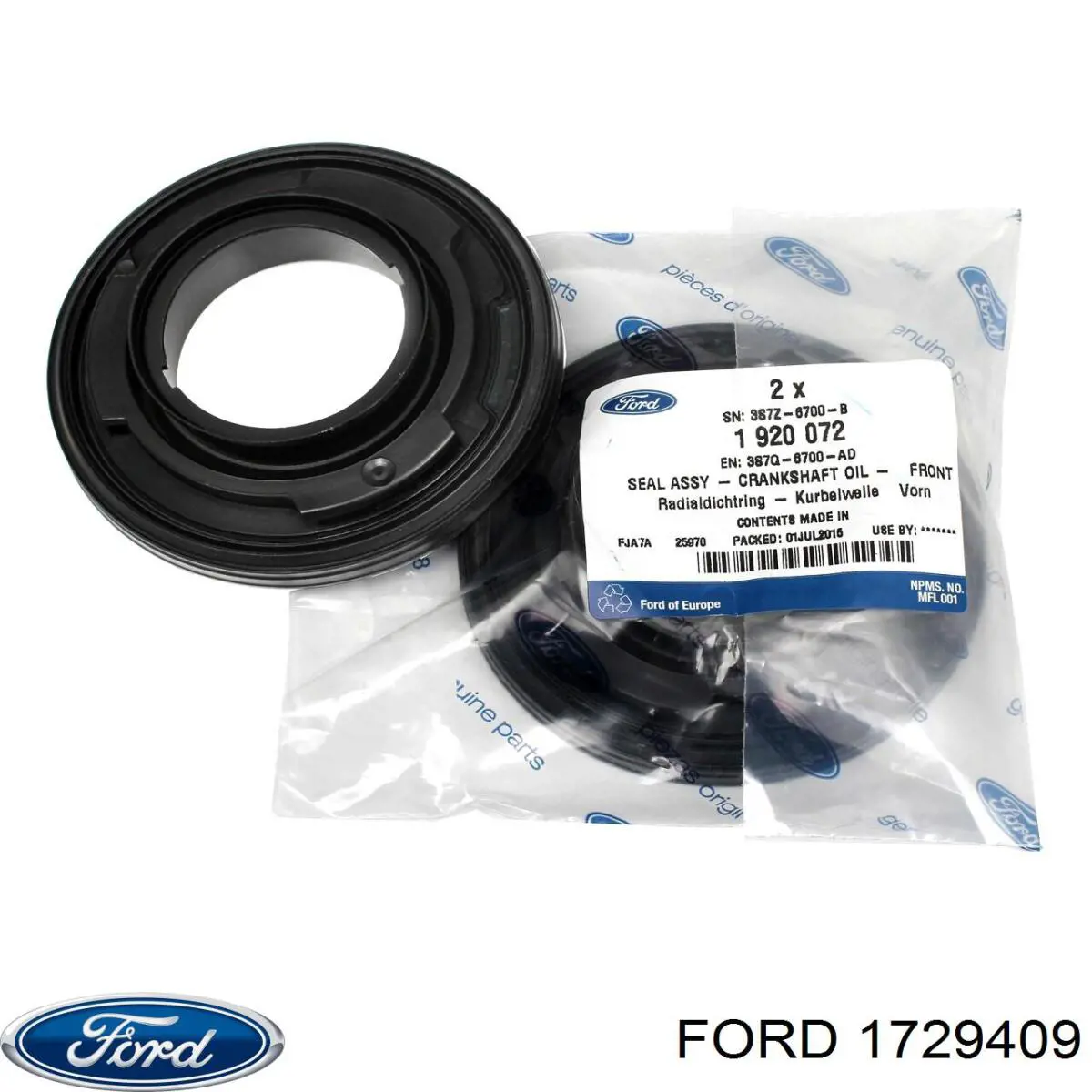 Compre 1729409 Ford Luzes de nevoeiro esquerdas/direitas