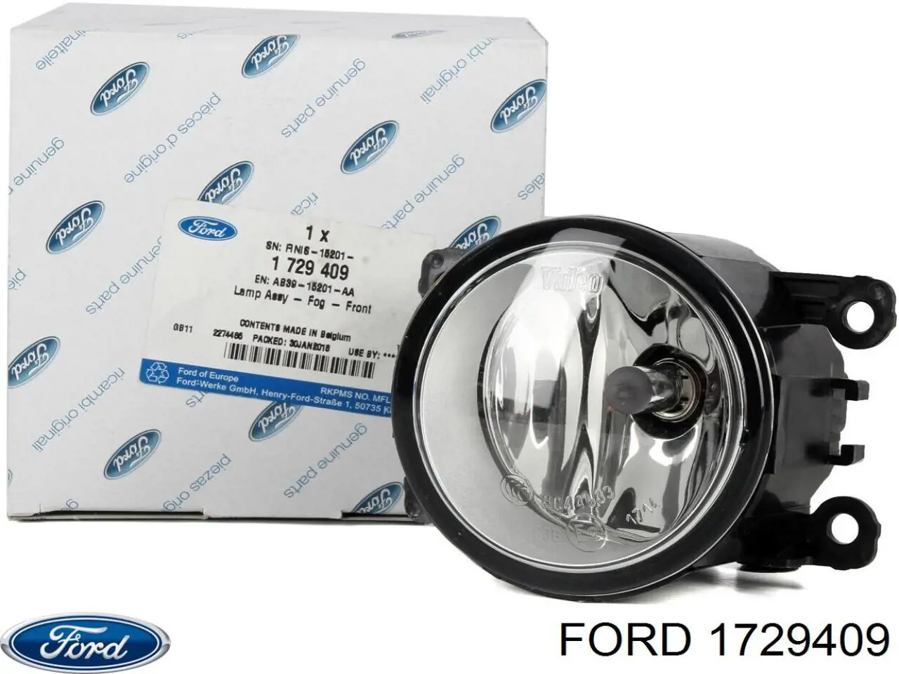 Luzes de nevoeiro esquerdas/direitas 1729409 Ford