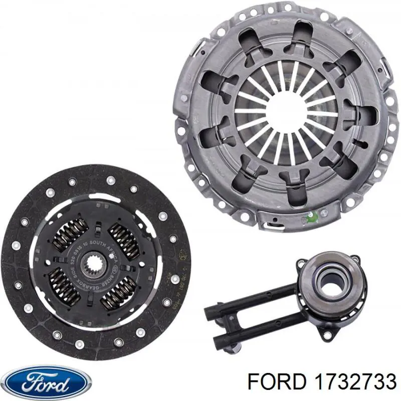 Compre 1732733 Ford Kit de embraiagem (3 peças)