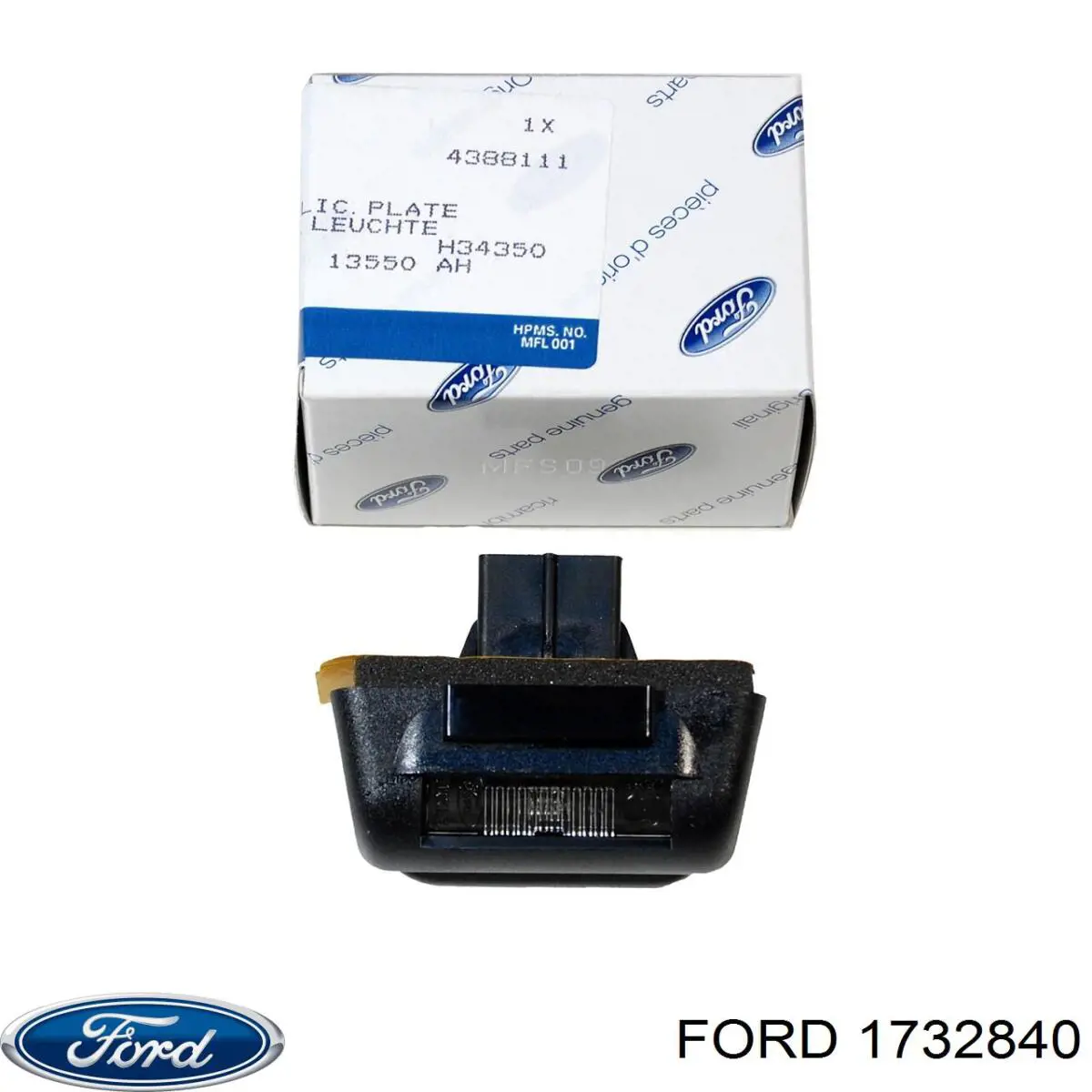 Lanterna da luz de fundo de matrícula traseira Ford 1732840 preço, a partir de 12,61 USD