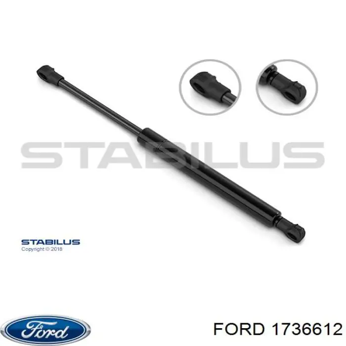 Amortecedor de tampa de porta-malas (de 3ª/5ª porta traseira) Ford 1832239 preço, a partir de 27,76 USD