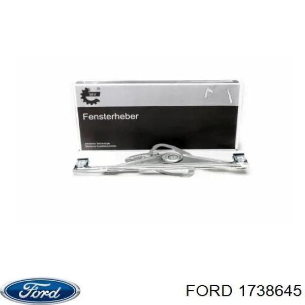 Mecanismo de acionamento de vidro da porta dianteira esquerda Ford 1738645 preço, a partir de 59,70 USD