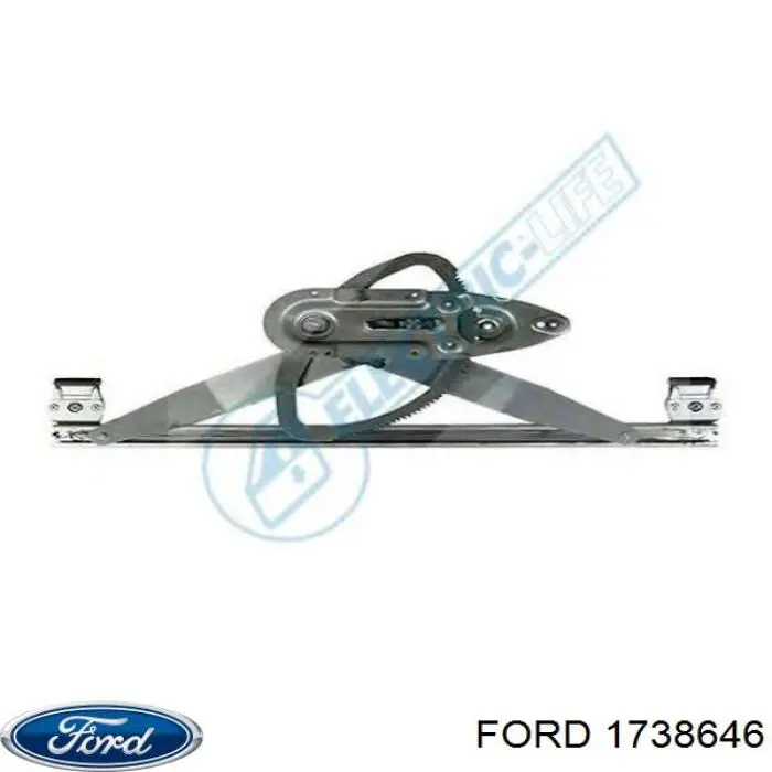 Mecanismo de acionamento de vidro da porta dianteira direita Ford 1738646 preço, a partir de 51,08 USD