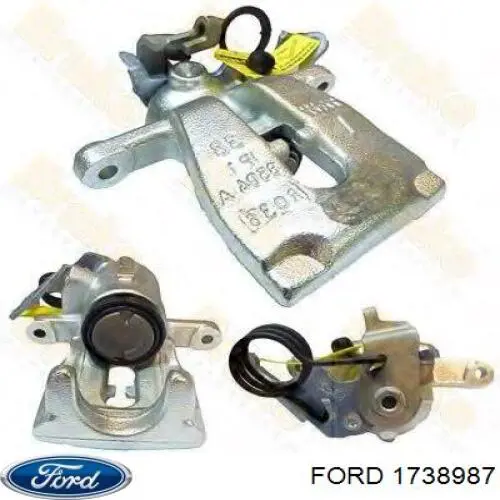 1738987 Ford Suporte do freio traseiro direito