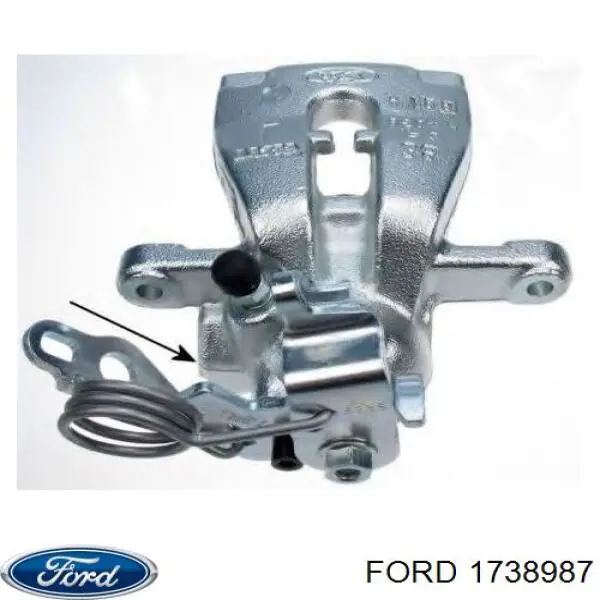 Compre 1738987 Ford Suporte do freio traseiro direito