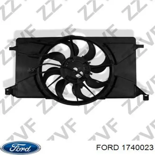 Ventilador elétrico de esfriamento montado (motor + roda de aletas) Ford 1740023 preço, a partir de 158,25 USD
