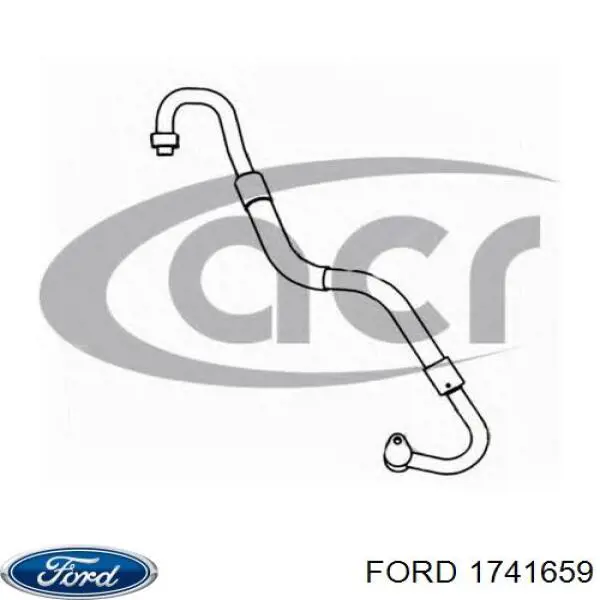 Mangueira de aparelho de ar condicionado, desde o vaporizador até o compressor Ford 1741659 preço, a partir de 61,91 USD