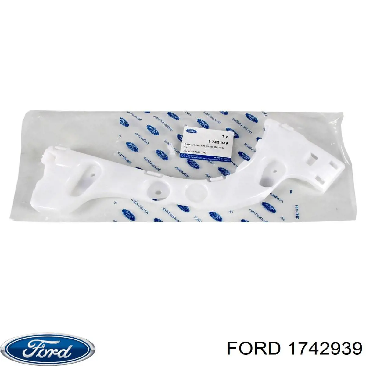 Consola esquerda do pára-choque traseiro Ford 1742939 preço, a partir de 7,28 USD