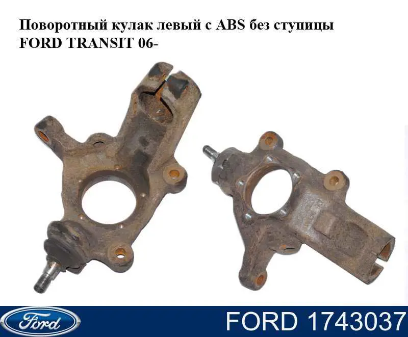 1743037 Ford Pino moente (extremidade do eixo) dianteiro esquerdo