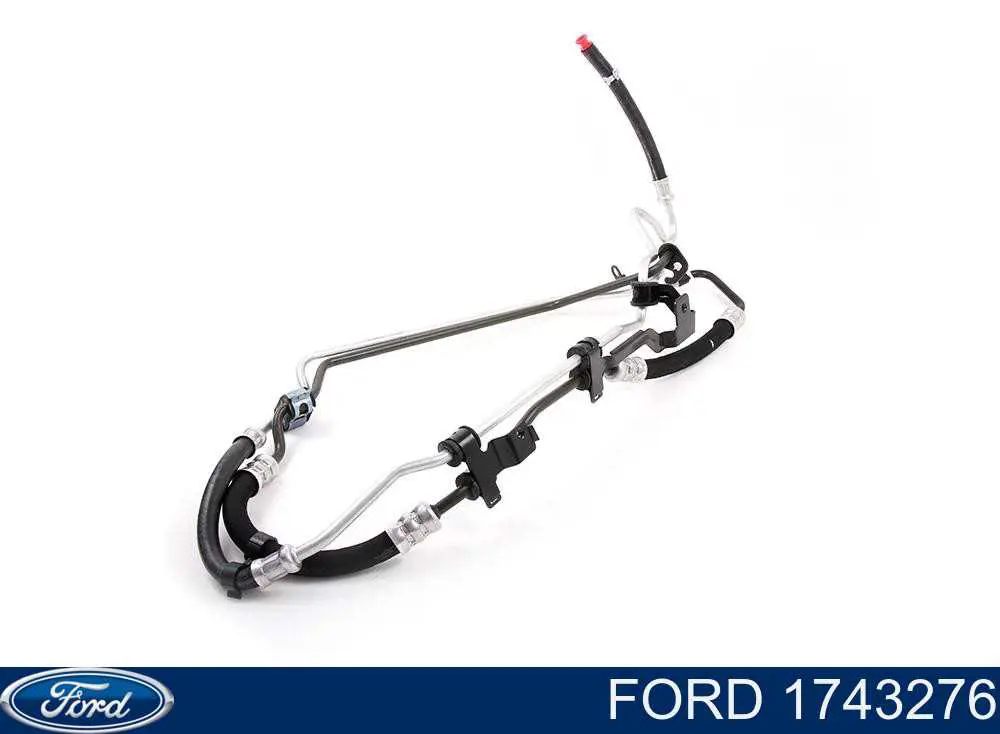 Mangueira da Direção hidrâulica assistida de pressão alta desde a bomba até a régua (do mecanismo) Ford 1743276 preço, a partir de 90,53 USD