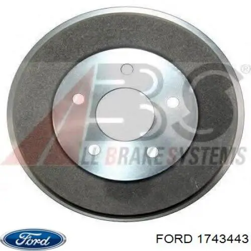 1743443 Ford Tambor do freio traseiro