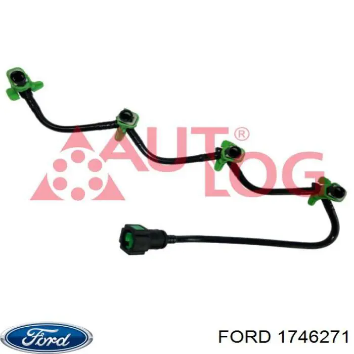 Tubo de combustível, inverso desde os injetores Ford 1746271 preço, a partir de 26,22 USD