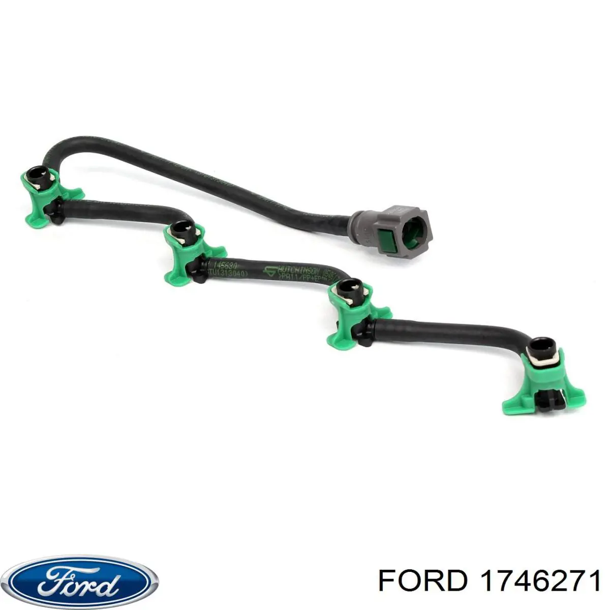 1746271 Ford Tubo de combustível, inverso desde os injetores