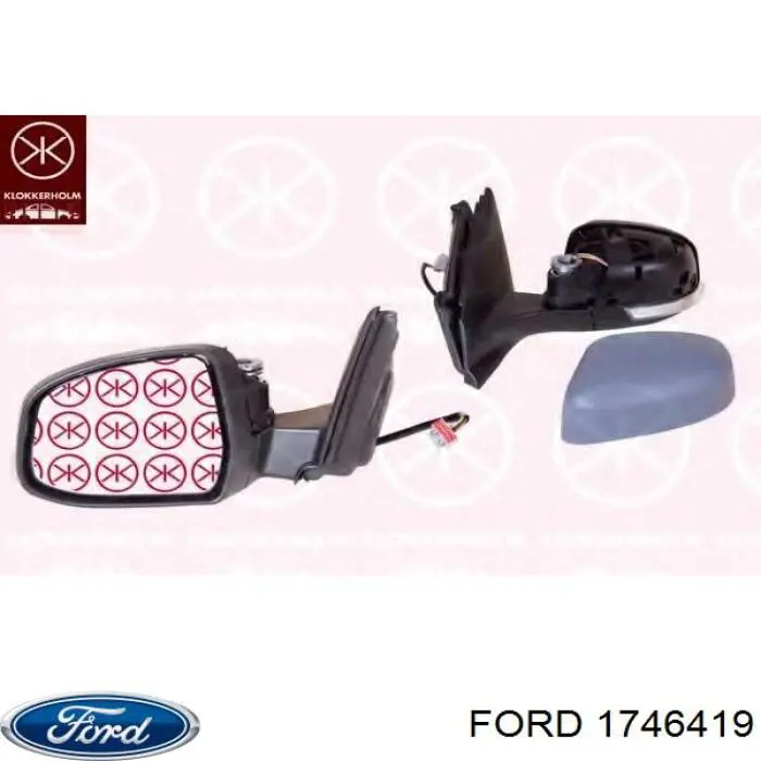 Elemento espelhado do espelho de retrovisão direito Ford 1746419 preço, a partir de 16,64 USD
