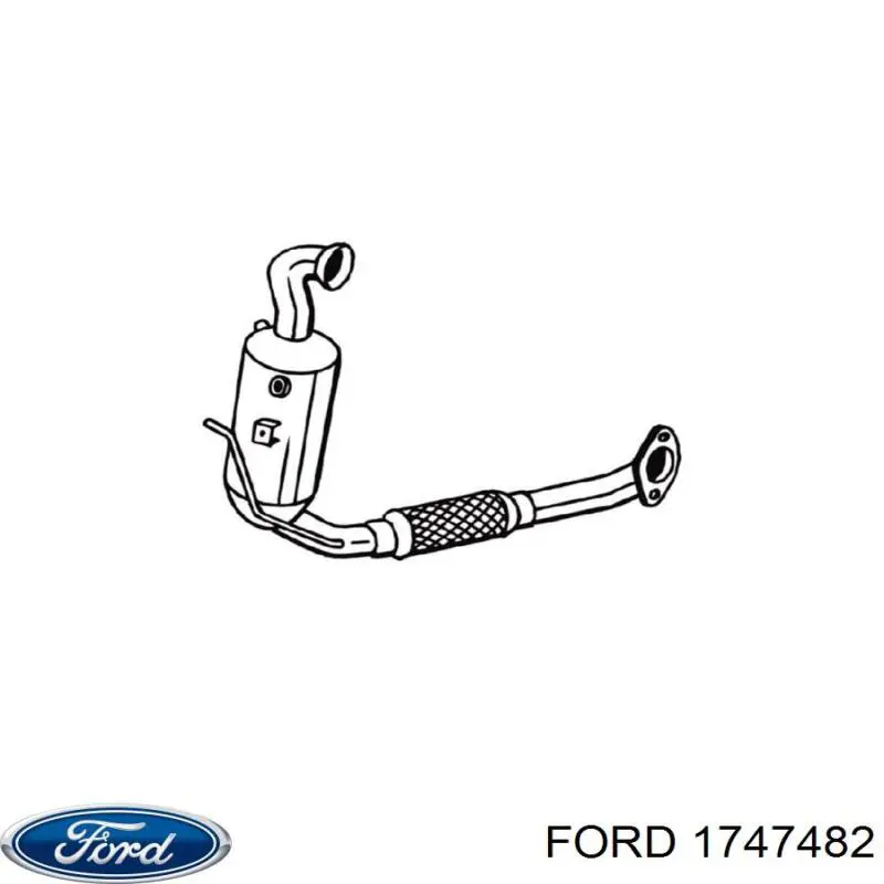 Compre AV615H270MA Ford Filtro de partículas do sistema dos gases de escape