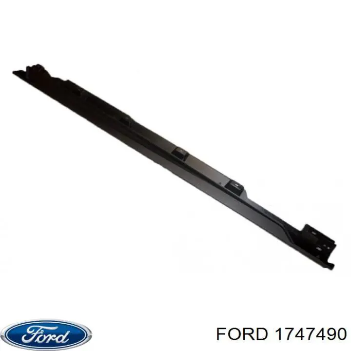 1747490 Ford Placa sobreposta (moldura) externa esquerda de acesso