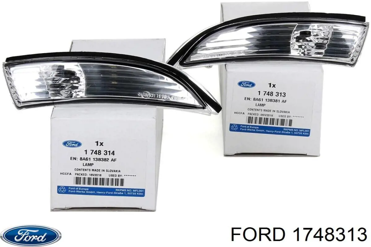 Compre 1748313 Ford Pisca-pisca de espelho esquerdo