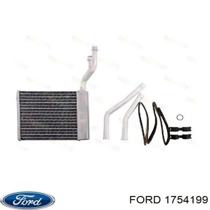 1754199 Ford Radiador de forno (de aquecedor)