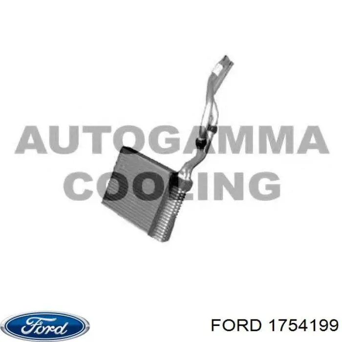 Radiador de forno (de aquecedor) Ford 1754199 preço, a partir de 73,21 USD