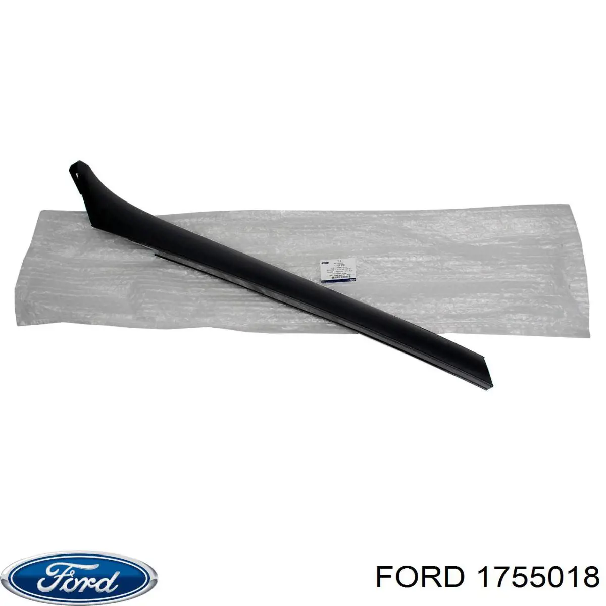1755018 Ford Moldura esquerda de pára-brisas