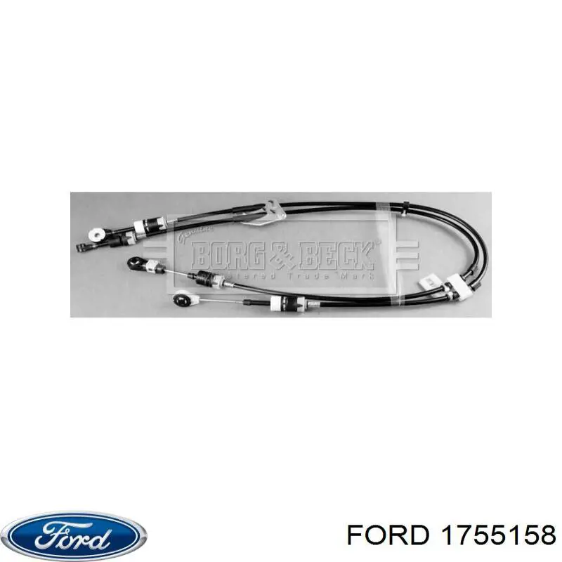 1755158 Ford Cabo de mudança duplo