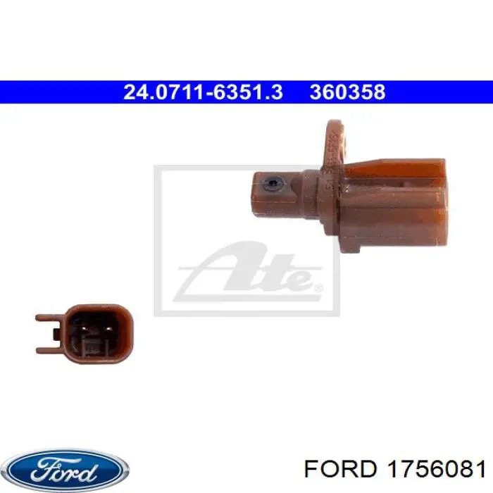 Sensor ABS traseiro Ford 1756081 preço, a partir de 14,92 USD