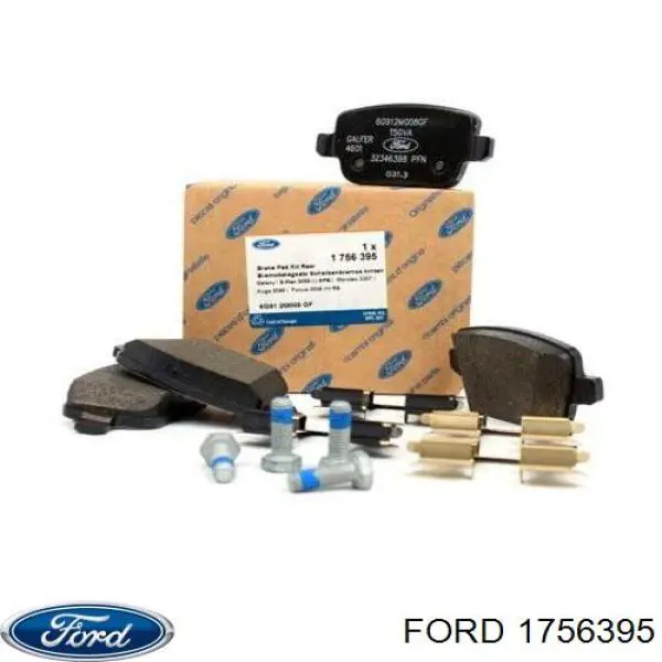 Sapatas do freio traseiras de disco Ford 1756395 preço, a partir de 24,51 USD