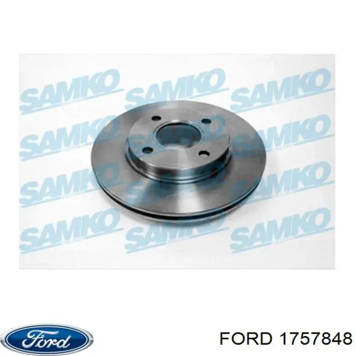 Compre 1757848 Ford Disco do freio dianteiro