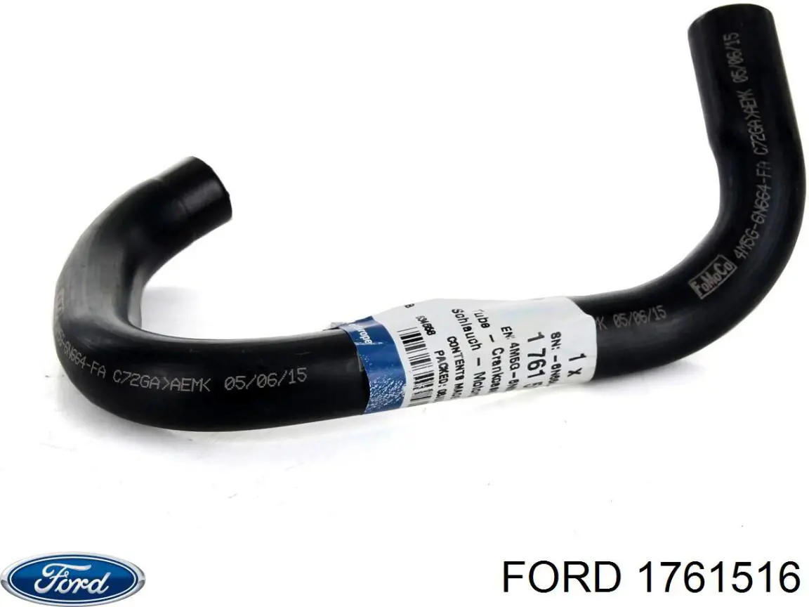 1761516 Ford Cano derivado de ventilação de cárter (de separador de óleo)