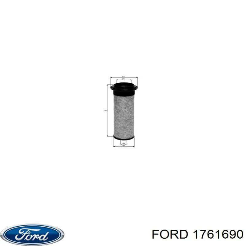 1761690 Ford Viga de suspensão dianteira (plataforma veicular)