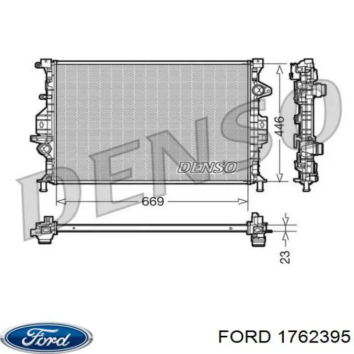 Compre 1762395 Ford Radiador de esfriamento de motor