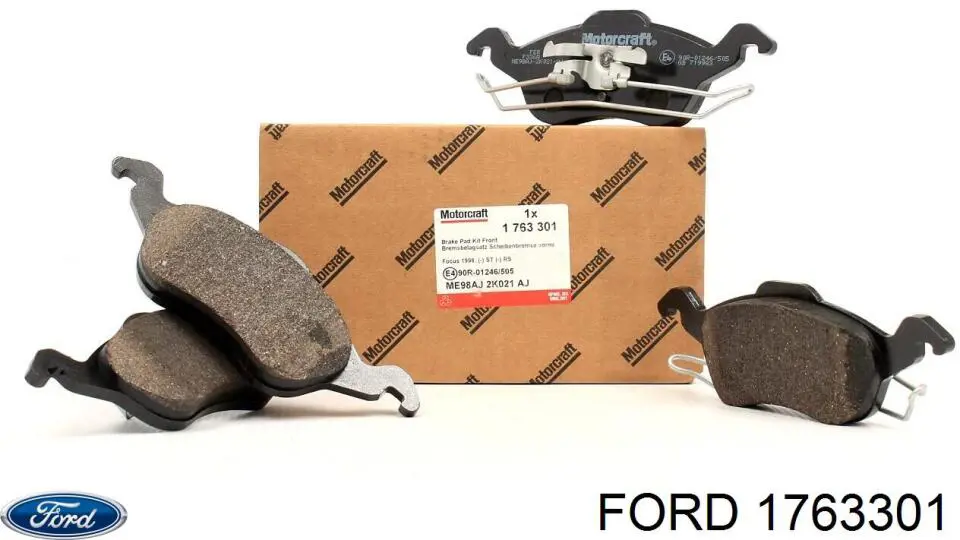 Sapatas do freio dianteiras de disco Ford 1763301 preço, a partir de 25,32 USD