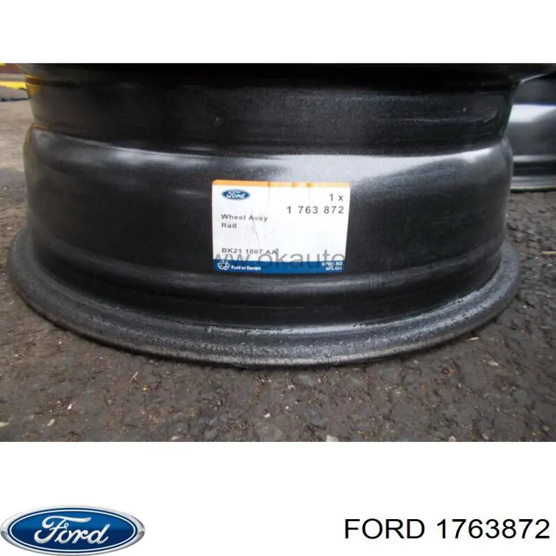 1763872 Ford Discos de roda de aço (estampados)