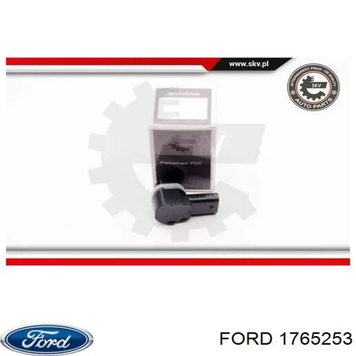 Compre 1765253 Ford Sensor de sinalização de estacionamento (sensor de estacionamento) dianteiro/traseiro central