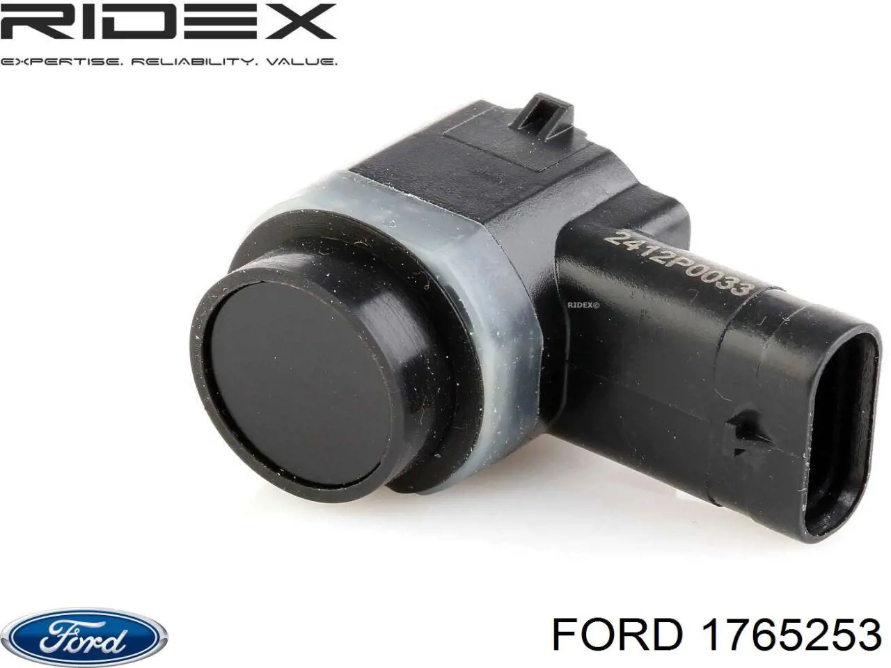 1765253 Ford Sensor de sinalização de estacionamento (sensor de estacionamento) dianteiro/traseiro central