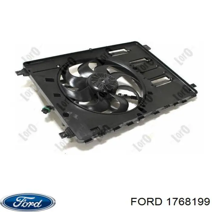 Difusor do radiador de esfriamento, montado com motor e roda de aletas Ford 1768199 preço, a partir de 102,15 USD