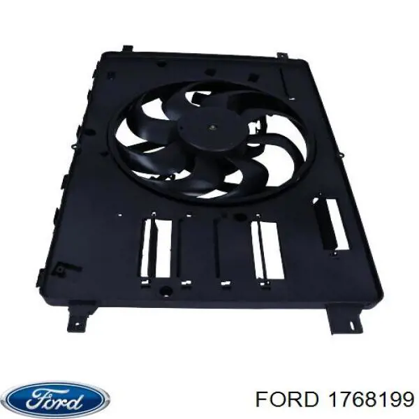 Compre 1768199 Ford Difusor do radiador de esfriamento, montado com motor e roda de aletas