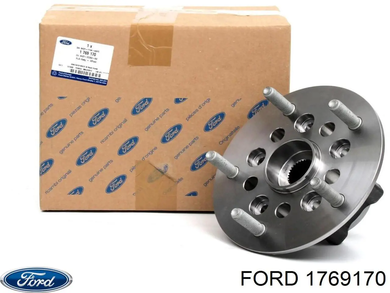 1769170 Ford Cubo dianteiro