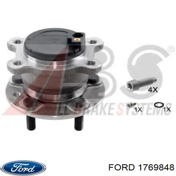 1769848 Ford Cubo traseiro