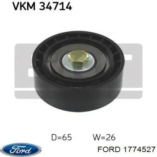 Rolo parasita da correia de transmissão Ford 1774527 preço, a partir de 26,67 USD