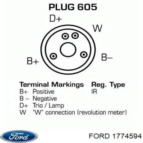 Compre 2005631 Ford Defletor do pára-choque dianteiro