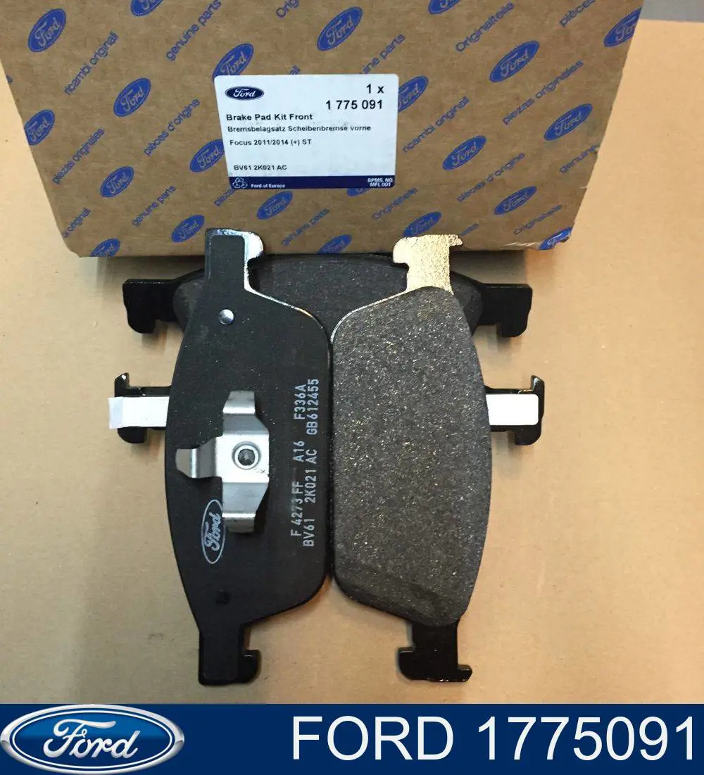 Sapatas do freio dianteiras de disco Ford 1775091 preço, a partir de 40,06 USD