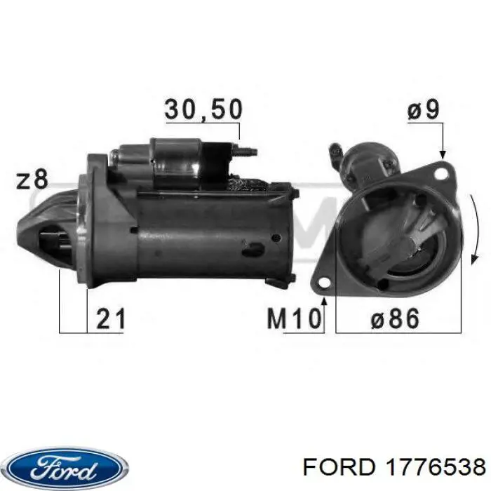 Motor de arranco Ford LS12E401 preço, a partir de 71,51 USD